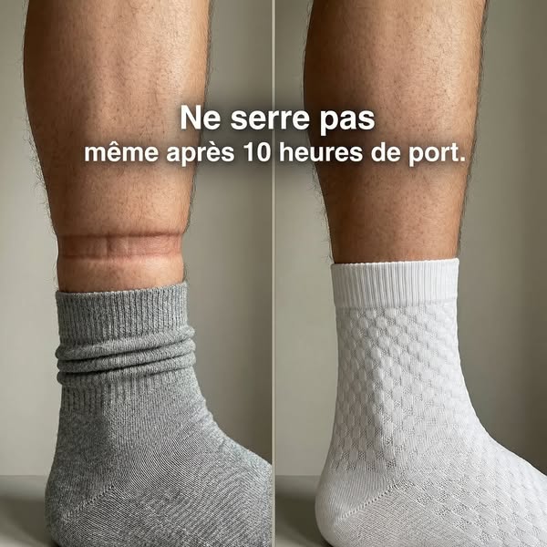 Chaussettes de compression en bambou — Fini les pieds fatigués